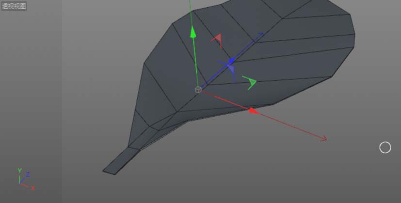 C4D设计实例教程：C4D画一片绿色叶子的方法
