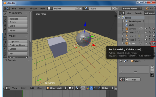 blender渲染不出来图像怎么处理？Blender设置物体无法渲染